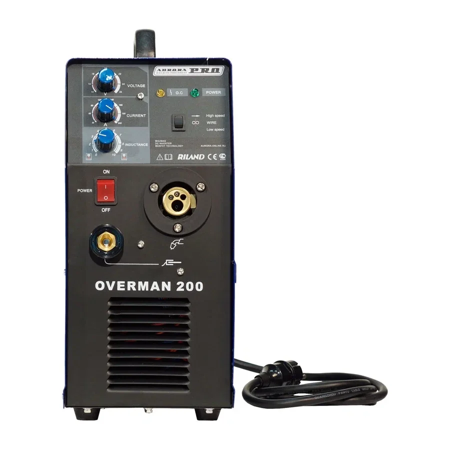 Сварочный аппарат Aurora PRO OVERMAN 200 (MIG/MAG) инверторный полуавтомат |