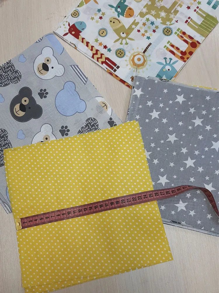 Ткань для рукоделия и шитья - игрушек пэчворка постельного белья подушек.