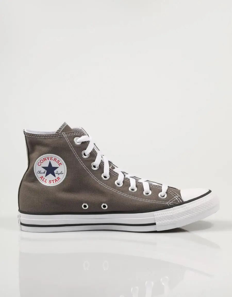 Кроссовки Converse All Star Hi серые парусиновые высокие кроссовки 78668 Canva 2022 |
