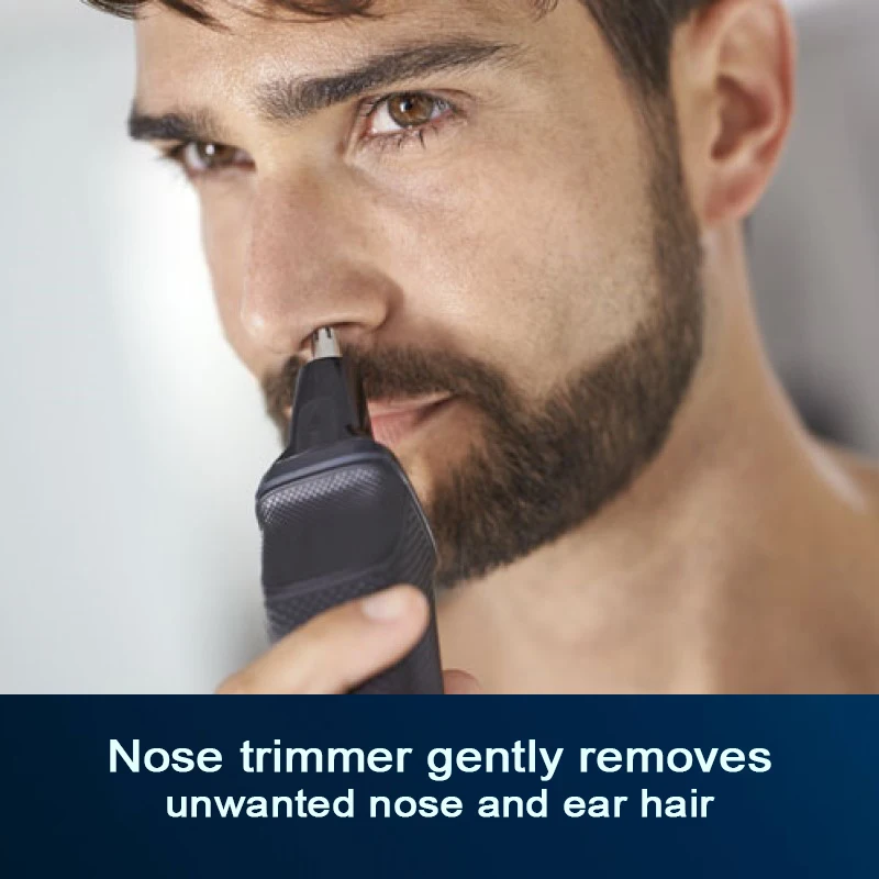 Мужская бритва для лица и тела PHILIPS электробритва технология DualCut 9 гребней