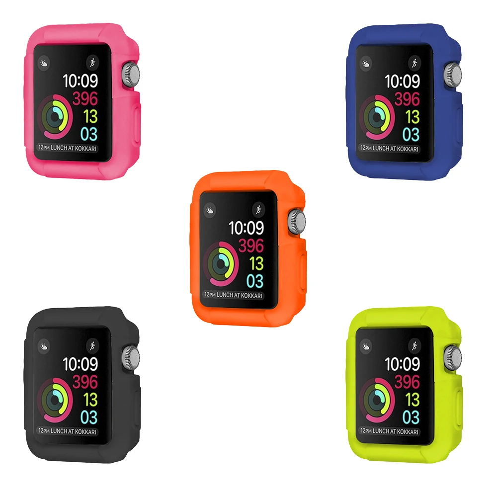 ACTECOM FUNDA CARCASA GOMA совместимый с APPLE WATCH 42 мм различные цвета Funda goma Apple Watch | Мобильные
