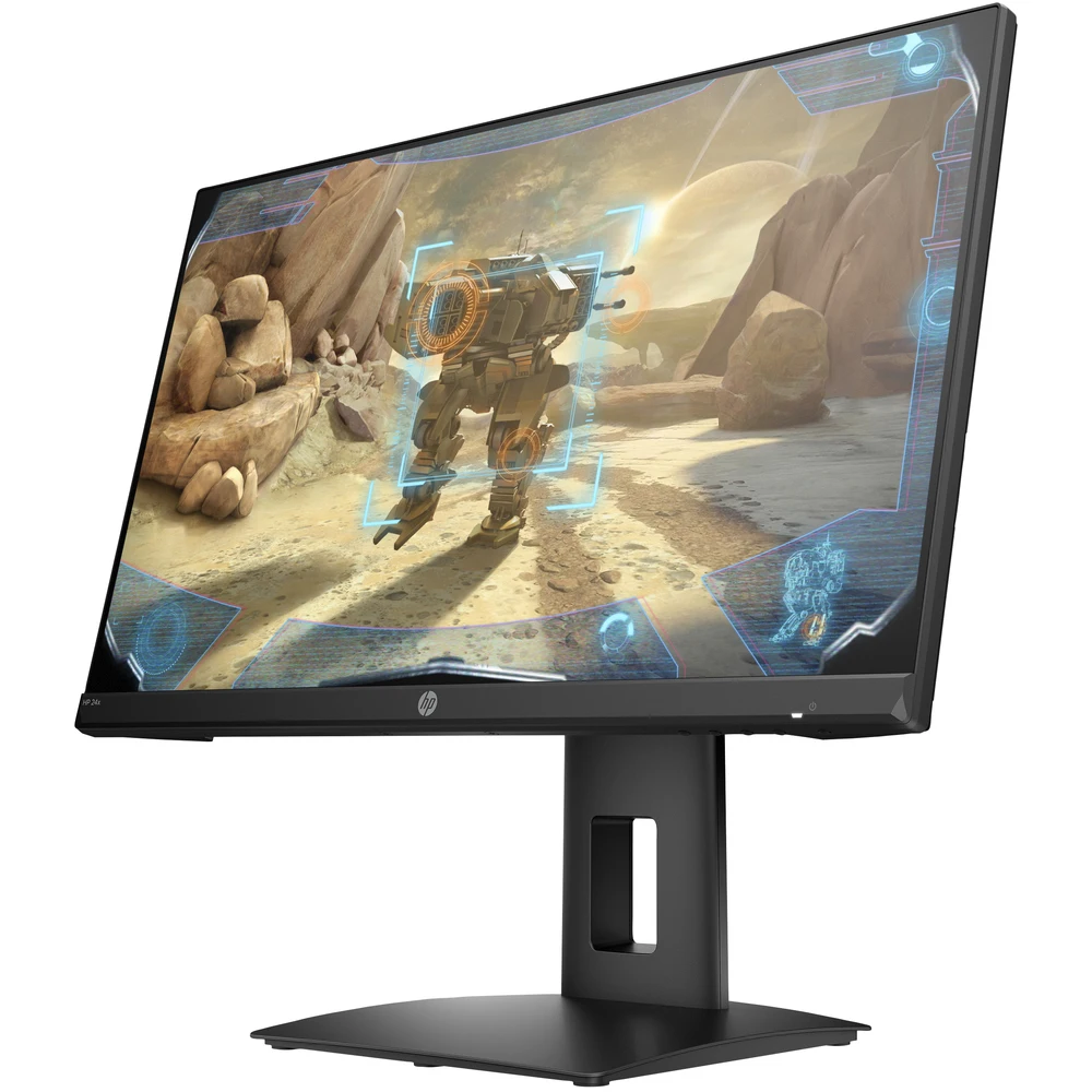 Monitor HP 23.8 &quot24x black TN led 5Ms 16:9 HDMI DisplayPort has 250cd (5zu98aa) Gaming Monitors 23.4 Inch FullHD Computer peripherals Smart