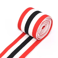 1 5 black red white striped elastic webbing elastic headband colorful elastic waistband elastic strap webbing waistband sewing