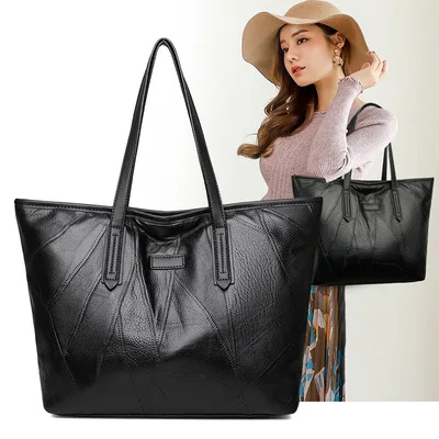 

High quality European Women Tote Set Fashion Leather Ladies Handbag elegant Messenger Shoulder Bag Wallet Bags Famous brand