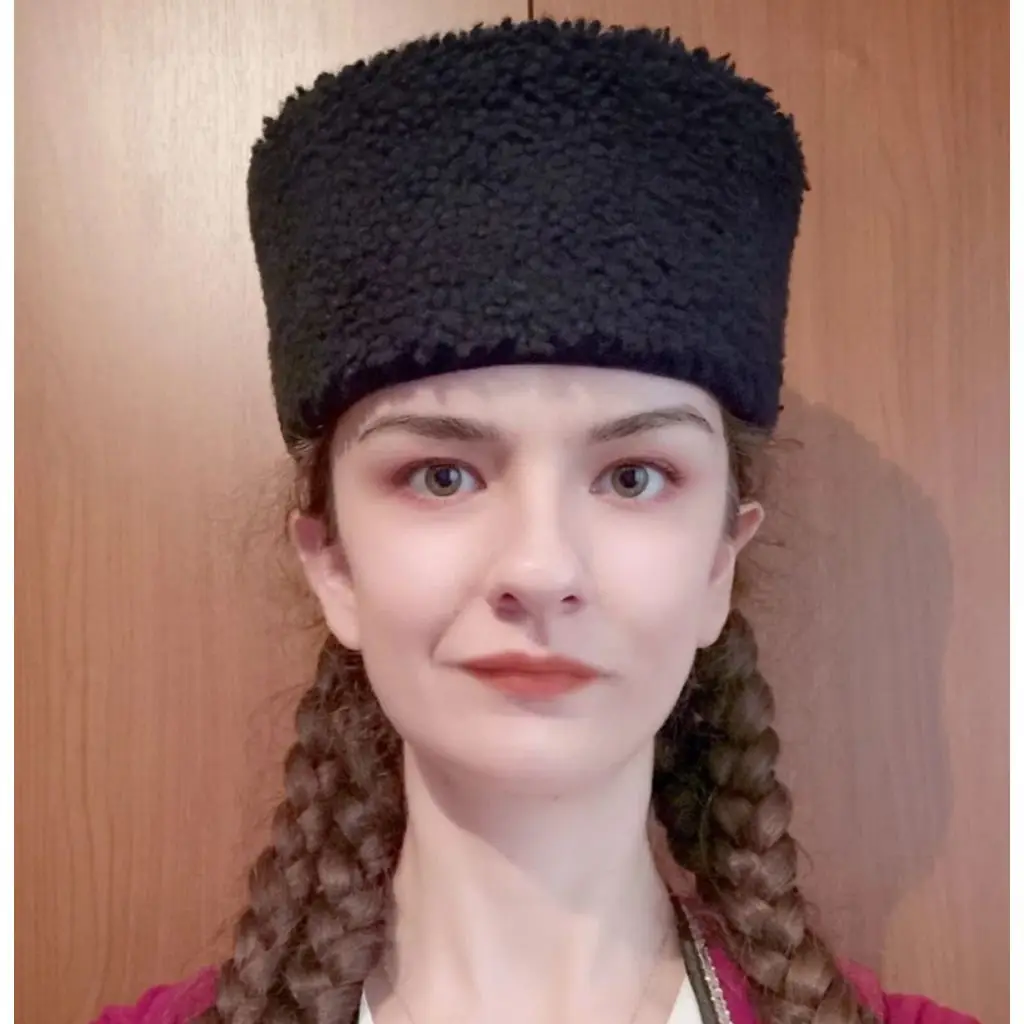 Medieval Turkish Hat - Handmade Leather Hat Sheepskin Hat Turkish Hat Anatolian Hat % Original lamb leather hat fur hat