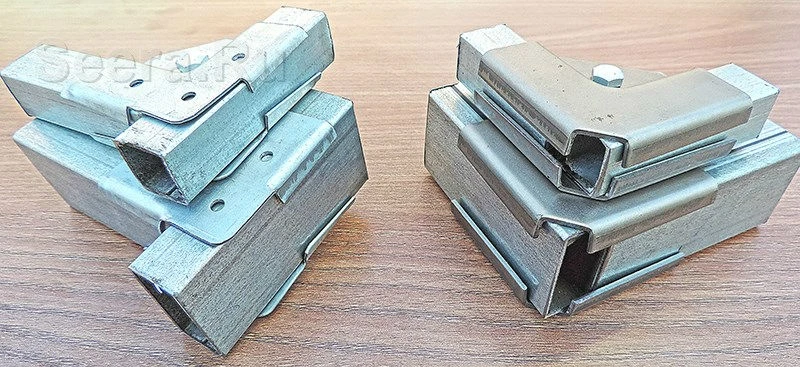 Крепёж для профильной трубы Г-образный Толщина 1 2 мм покрытие цинк - купить по