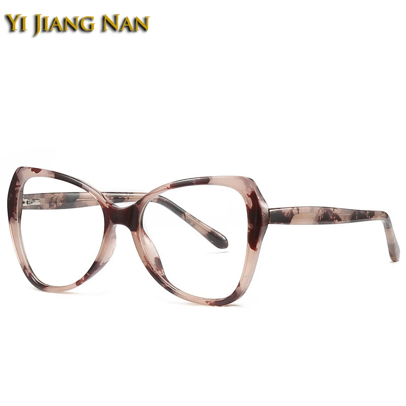 Женские очки с оправой для очков по рецепту оптические ацетатные в форме бабочки