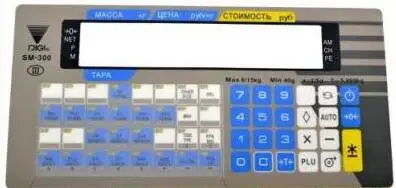 Новинка пленка с клавиатурой SM300B русская версия для цифровой шкалы стандартная |
