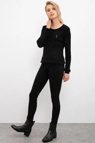 U.S. POLO ASSN. Black Skinny Denim Pants |