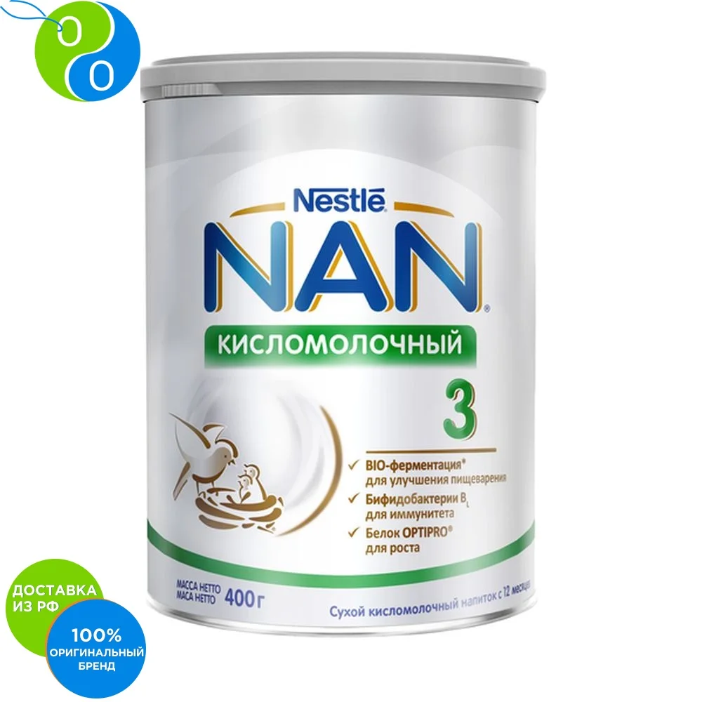 НАН кисломолочный 3 сухая смесь 400г
