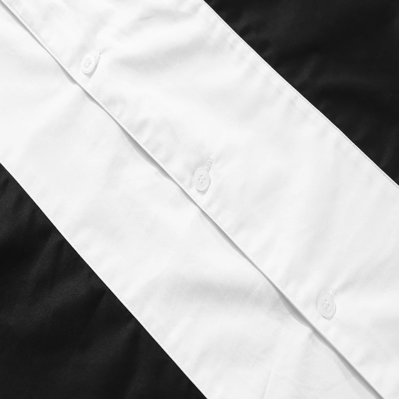 

20ssC.E Cavempt Off CENTER short shirt black white stitching panda color CAVEMPT t shirt top tees