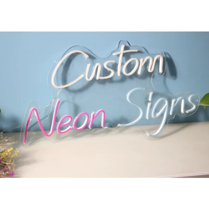 Пользовательские неоновая вывеска для организаций и магазинов светильник