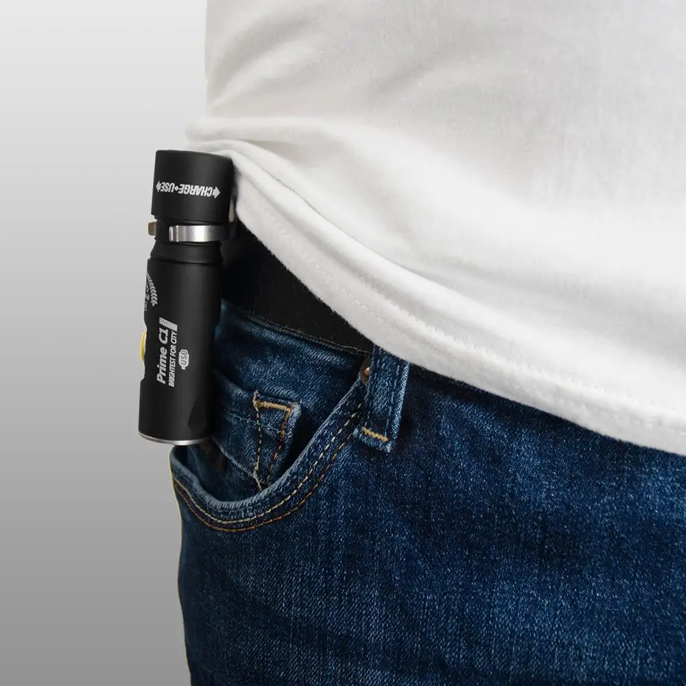 Светодиодный Фонарь Armytek Prime C2 XP-L 1050 LED Lumens + Магнитная зарядка 18350 Li-Ion аккумулятор