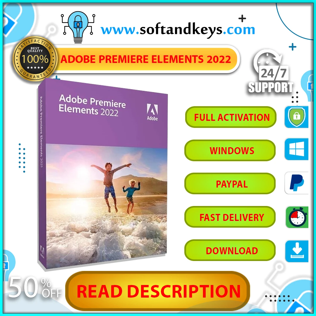 

{Adobe Premiere Elements 2022Fast deliveryLifetime ActivationWindows}