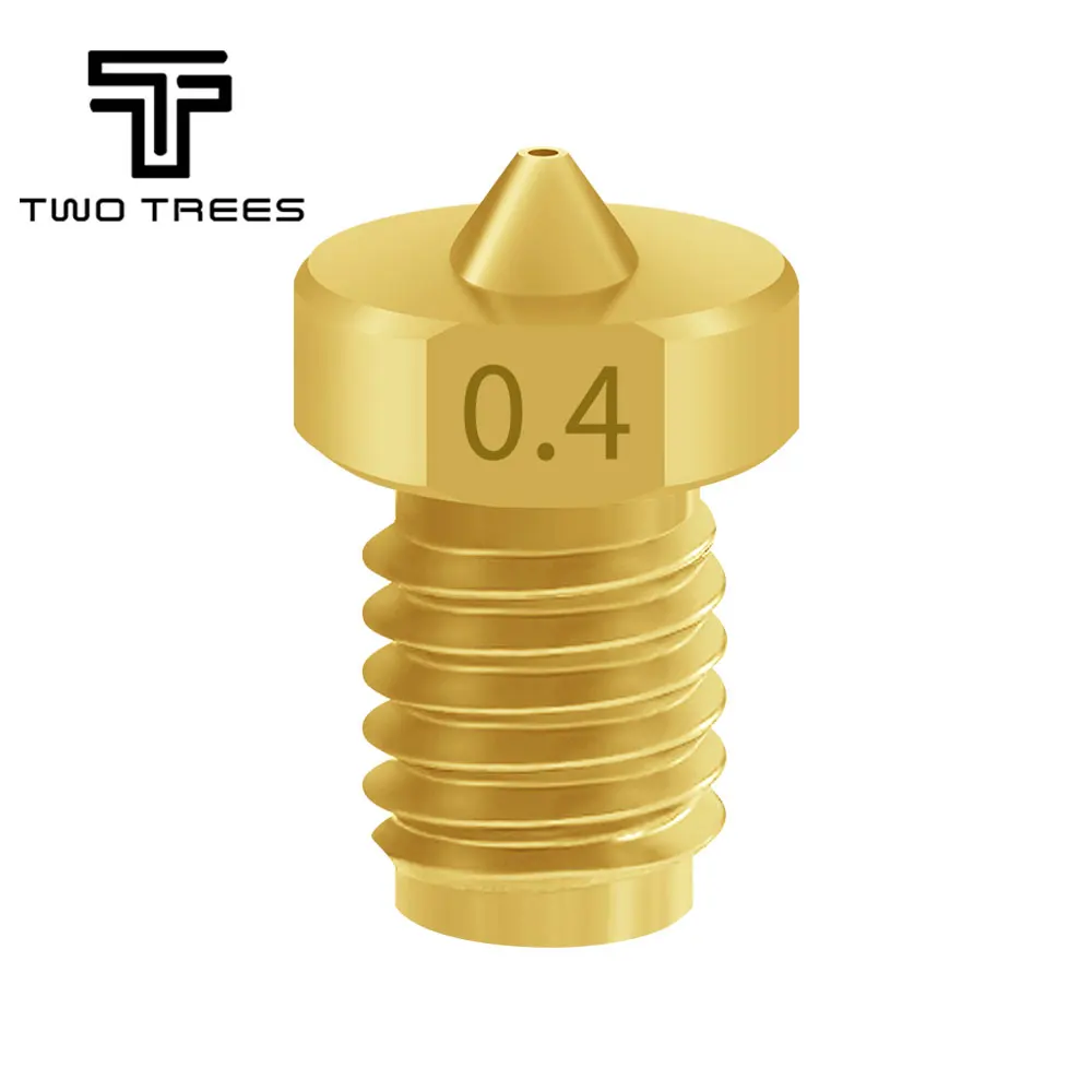 2 шт. детали для 3D-принтера E3D V6 латунная насадка TT 0 3 4 5 6 8 1 мм нити 75 Hotend Prusa I3 Mk3 -