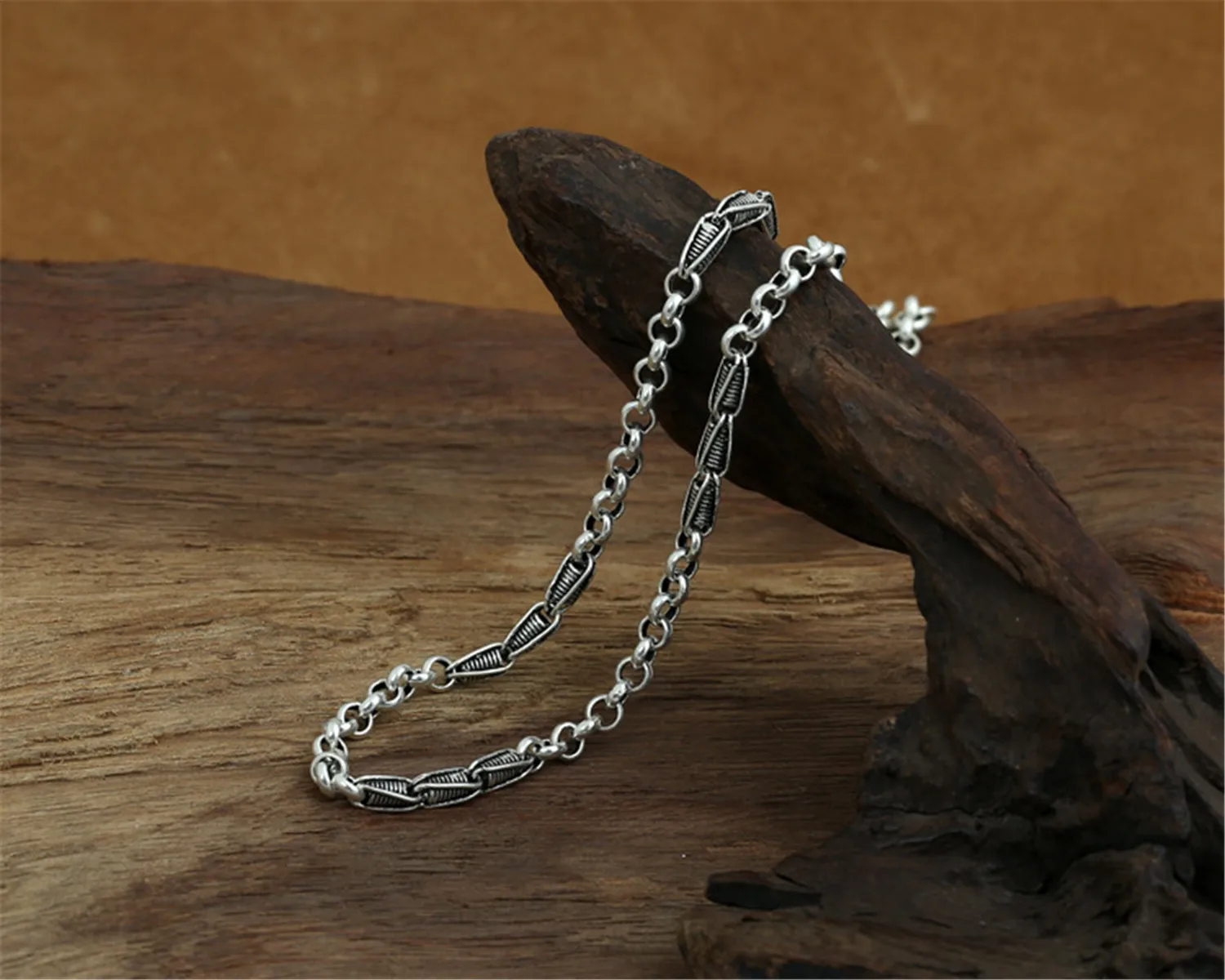 Ожерелье-цепочка Rolo Bail из стерлингового серебра 925 пробы цепочка Belcher 4 мм 18-32