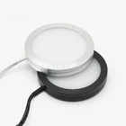 3 Вт 5 Вт Тонкий 8 мм Мини светодиодный потолочный светильник для кухни 2-дюймовый Точечный светильник 12 В постоянного тока лампа для дома отеля ювелирное потолочное освещение