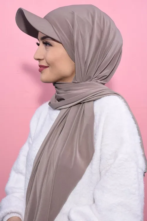 Boneli Hat Shawl Muslim Hijab Shawl Scarf Women Spring Summer Color Female Hijab Scarf Ladies Foulard Femme Muslim Veil