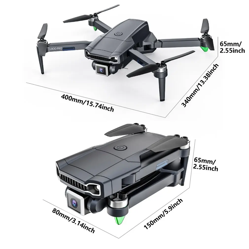 

L800Pro RC Drone GPS 4K Professional Dual Camera Brushless Aerial Photography Wifi Foldable Quadcopter