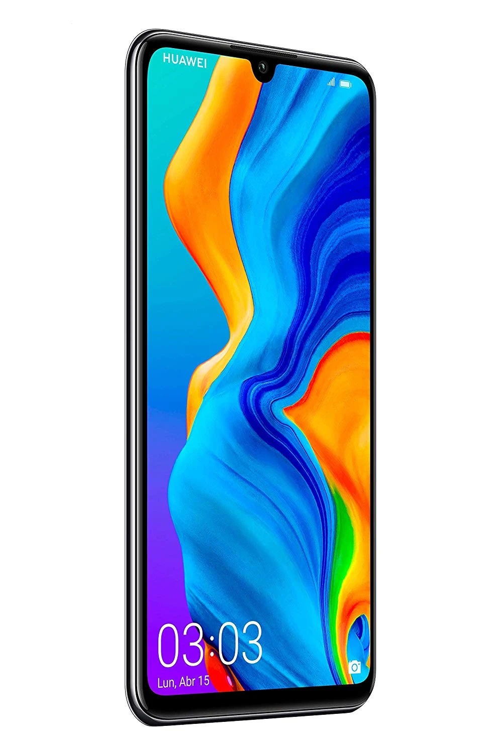 Huawei P30 Lite цвет черный 4 Гб ОЗУ внутренние 128 памяти две sim-карты экран 6 15 &quot полоса