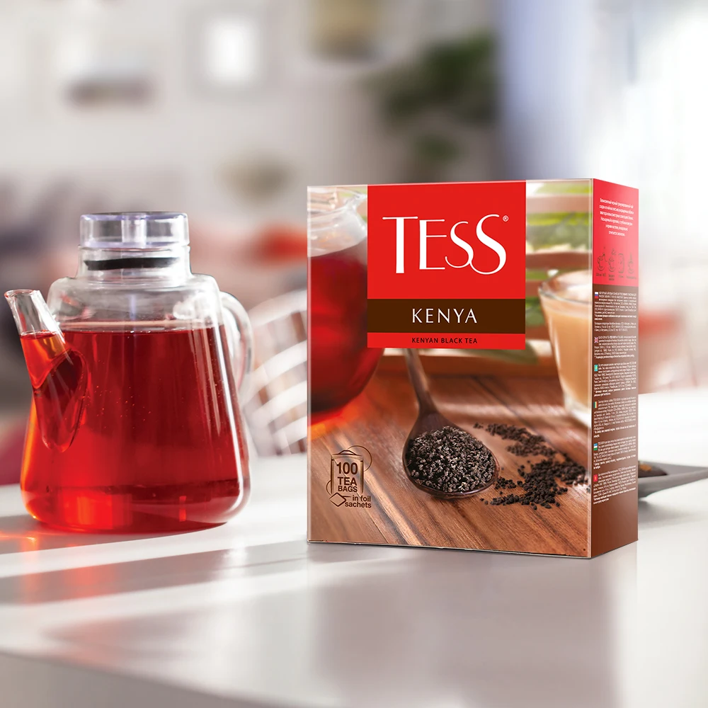 Tess Kenya черный чай в пакетиках 100 шт | Продукты