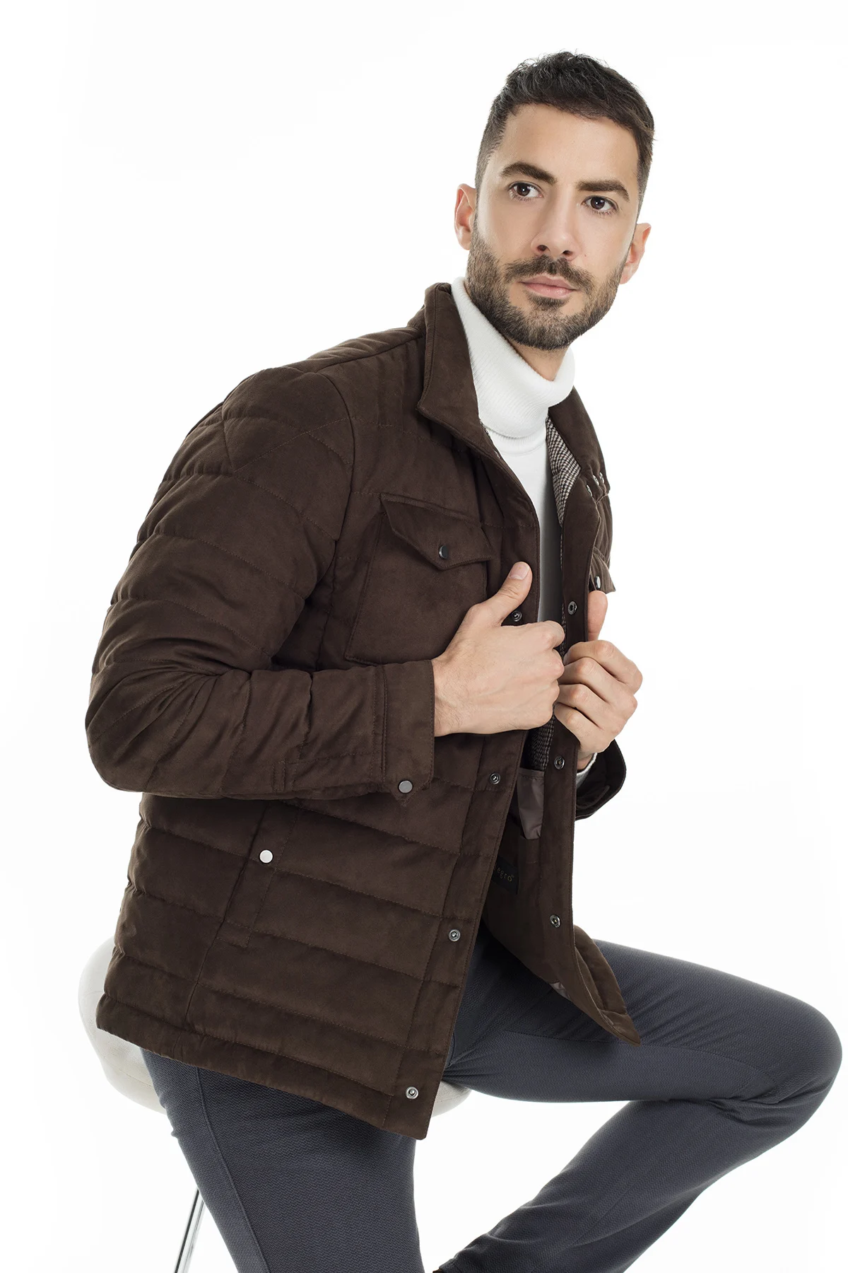 Allegro Suede Coat MALE COAT 0069306 W0 | Мужская одежда