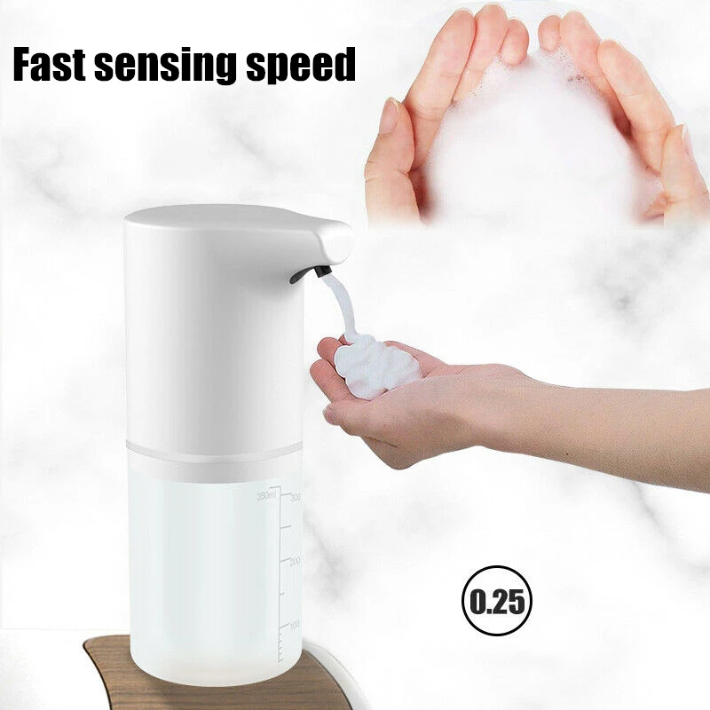 350 мл автоматический диспенсер для жидкого мыла дозатор зарядка через USB Смарт