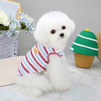 new cotton pet dogs clothes for small medium dogs soft t shirts vest puppy summer clothes for cats york french bulldog