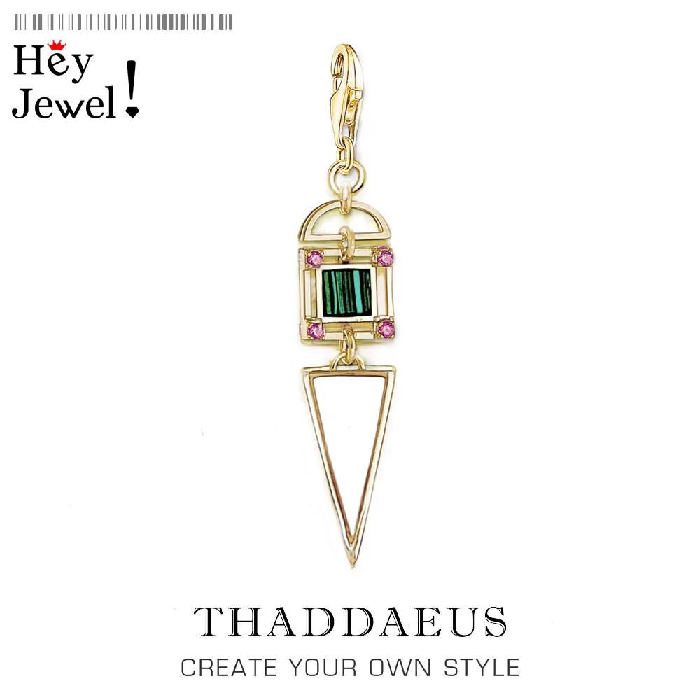 

Charm Pendant Graphic Art Deco,Europe Accessories Good Jewelry For Women Men,2019 Gift In 925 Sterling Silver Fit Bag Bracelet