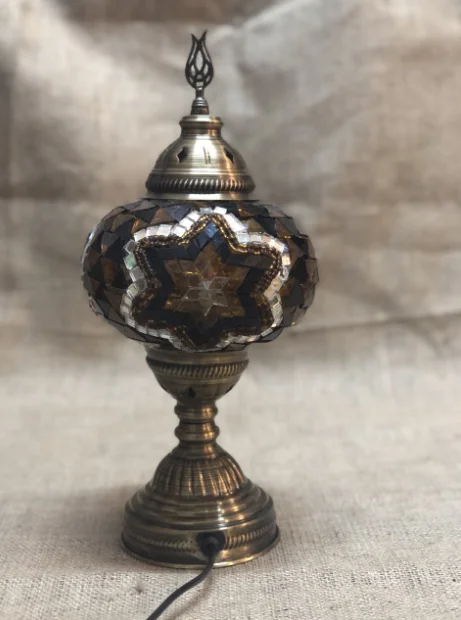 Турецкая мозаичная лампа в стиле Лебединая шея Марокко Марракеш стекло турецкие