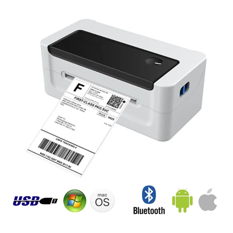 L1081 этикетка доставки 4-дюймовая цена на продукт QR-код наклейка обычный