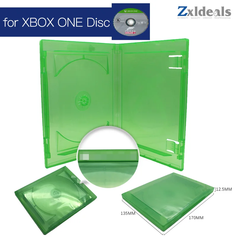 Сменный Чехол для XBOX ONE Game Single Disc запасная зеленая коробка 1 CD с логотипом |