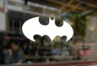 Автомобильная виниловая наклейка Batman Бэтмен лого, Стикер для окна авто