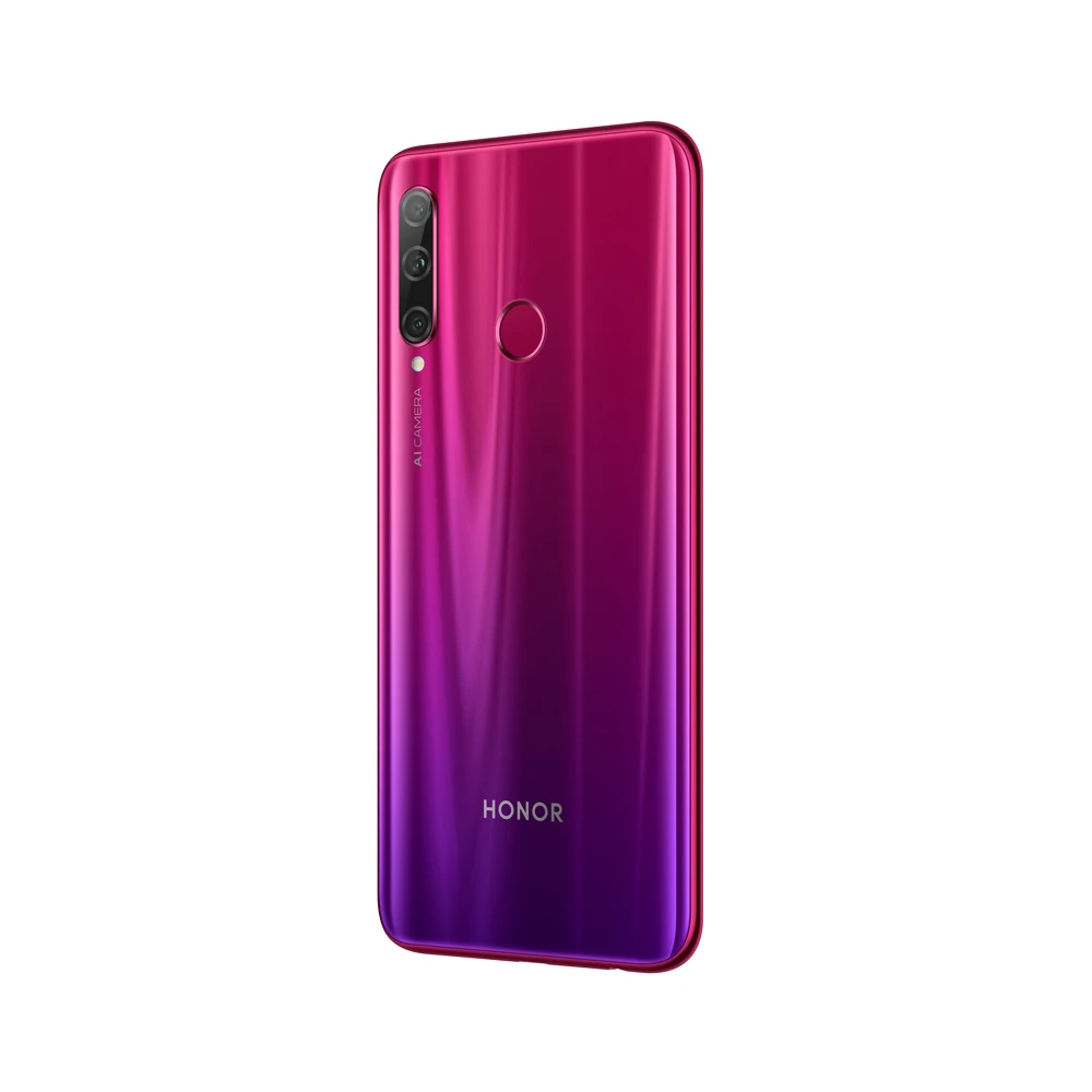 6,21 дюймовый FHD+ Honor 20 Lite мобильный телефон 4 Гб 128 Гб 32 Мп+ 24 Мп Android 9,0 восьмиядерный смартфон с функцией распознавания лица NFC 3400 мАч 4G