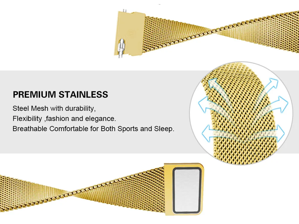 Wristband Metal Stainless Steel Strap For Xiaomi Mi Band 3 4 Wrist Watch Strap For Xiaomi Miband 3 4 Bracelet For Mi Band 3