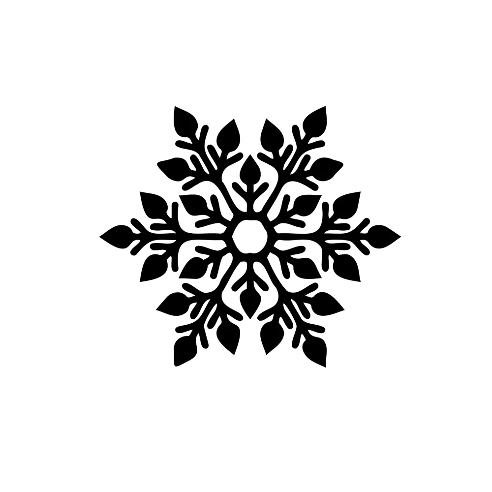 

Snowflake Car Sticker Bumper Decoration Vinyl Modern Art Decals Fashion Car Sticker Accessories.
