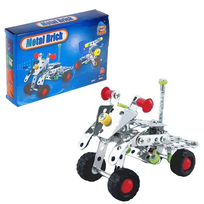 Конструктор металлический Квадроцикл 106 деталей | Игрушки и хобби