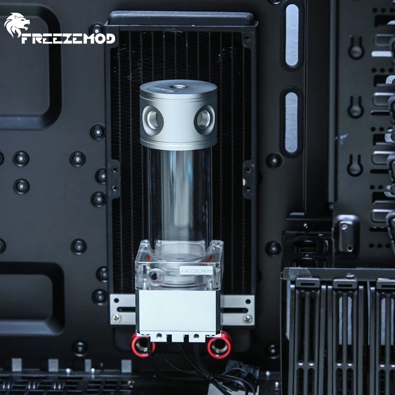 FREEZEMOD 220mm computer cooling pc water cooler pump water tank PWM head 4 meters flow 800L RGB light AURA.PUB-FS6PD-22