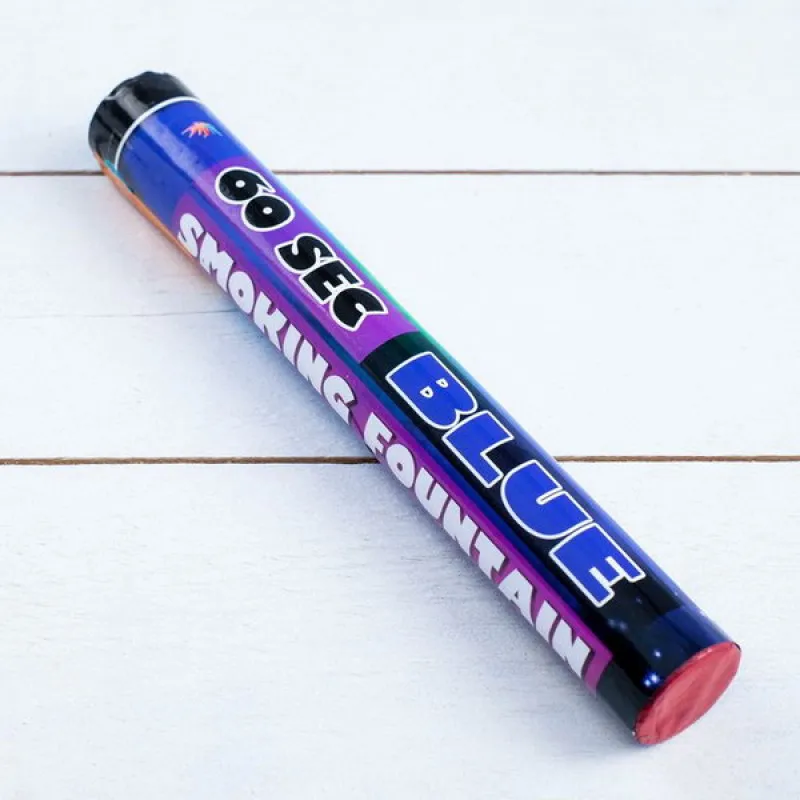 Colored smoke for the party. Photography props bomb. Blue 60 seconds. 23 cm MA0512B | Party Spray Supplies