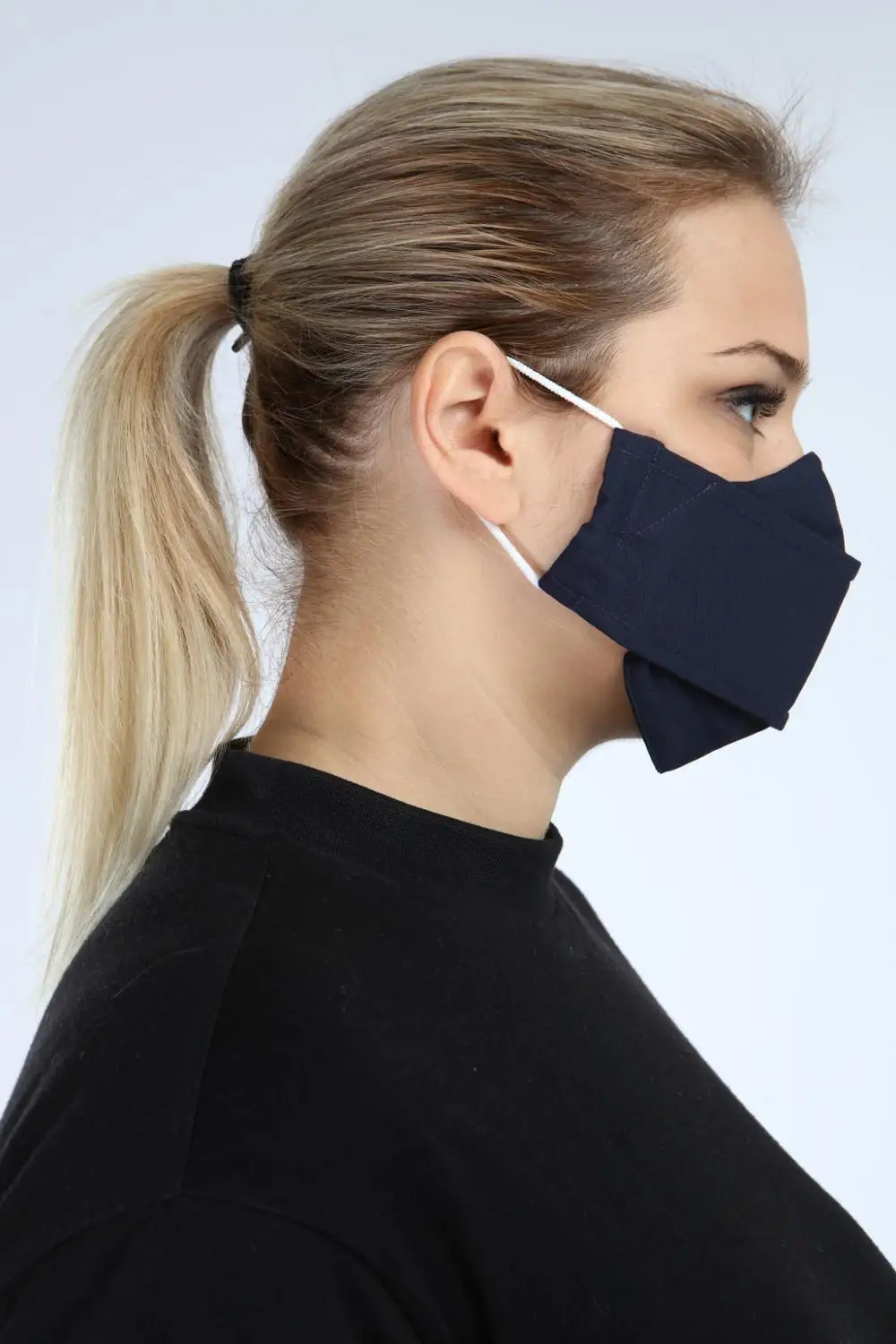 

Ykanabilir 3 Katl Ayar Lastik Pamuklu 5 'l Maske Lacivert P10012