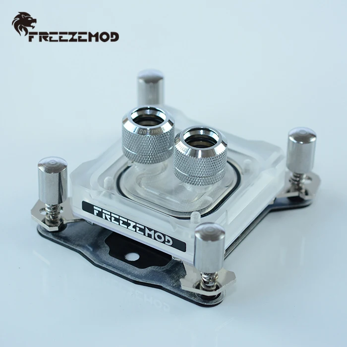 FREEZEMOD компьютер ЦП водяного охлаждения блок для INTEL LGA 1151 115X2011 5V 3pin RGB светильник медная пластина основания. INTEL-PK5E