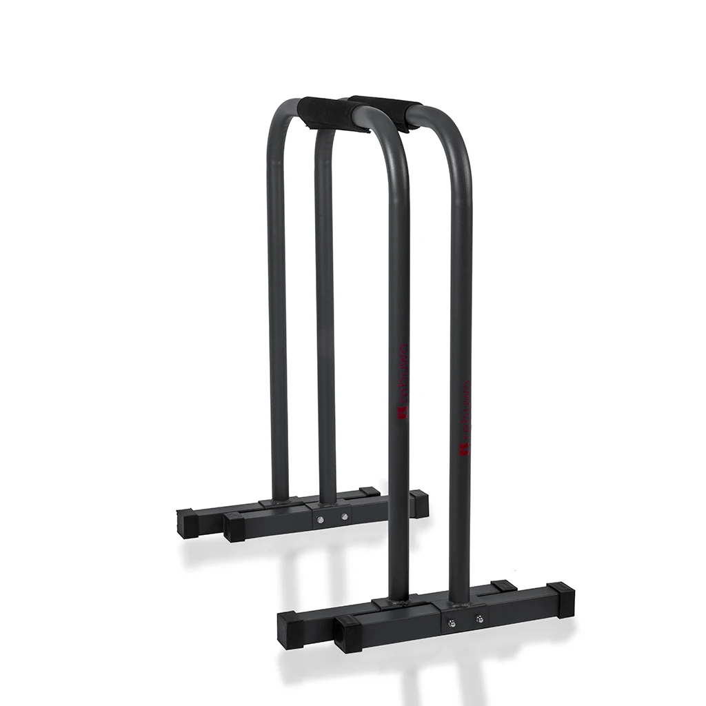 

Rebuwo Parallel Bar Gray ( with sponge ) Horizontal Bar Gym Equipment Fitness Equipment Workout Pull Up Station Power Tower