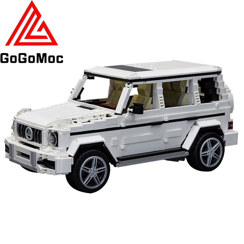 

Высокотехнологичная модель свадебного автомобиля, строительные блоки Moc Mercedes-AMG, внедорожник, скоростной гоночный автомобиль, городской вн...