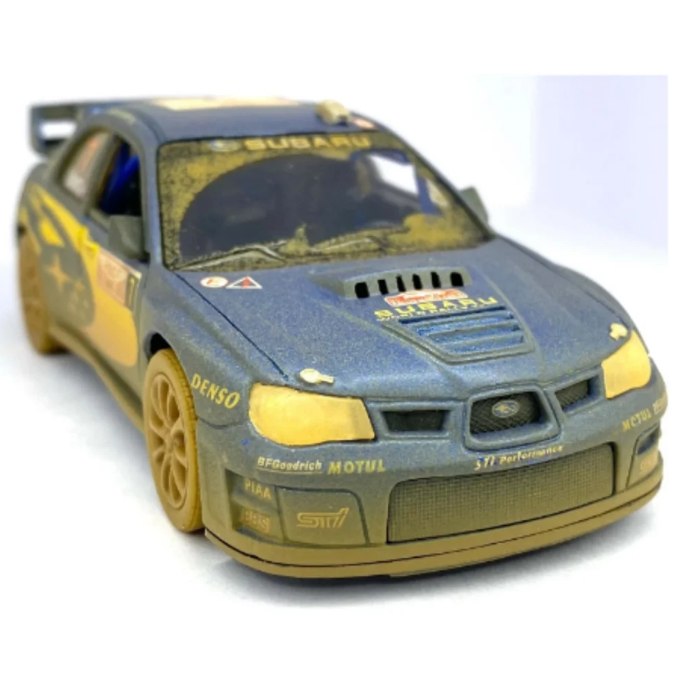 Check Drop Subaru Impreza Wrc 2007 Игрушечный автомобиль Muddy 5 дюймов 12 см Лицензированная модель Diecast 1:36 Baby Boy Kid Hobby Home Entertainment Professional Высокое качество Подарок на день рождения