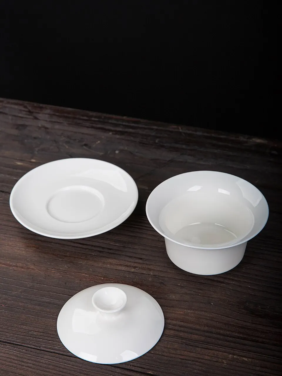 Большой белый чай Gongfu фарфор Gaiwan 200 мл 6 76 унций | Дом и сад