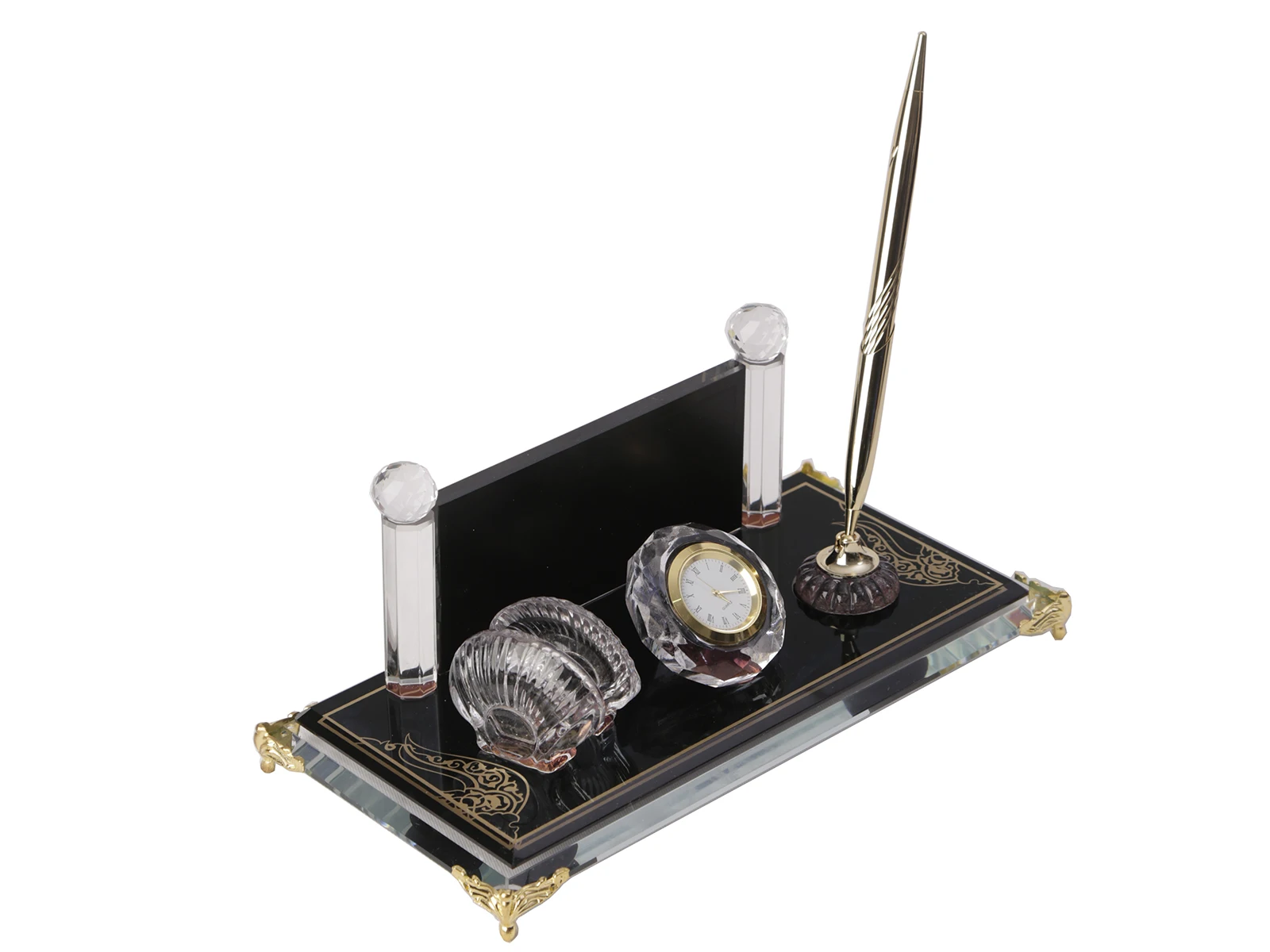 

Varlik reklam Office Supplies Stationery and Desk Organizer Accessories Stand for Pens Glass for Pencil Lawyer Table Accessoire