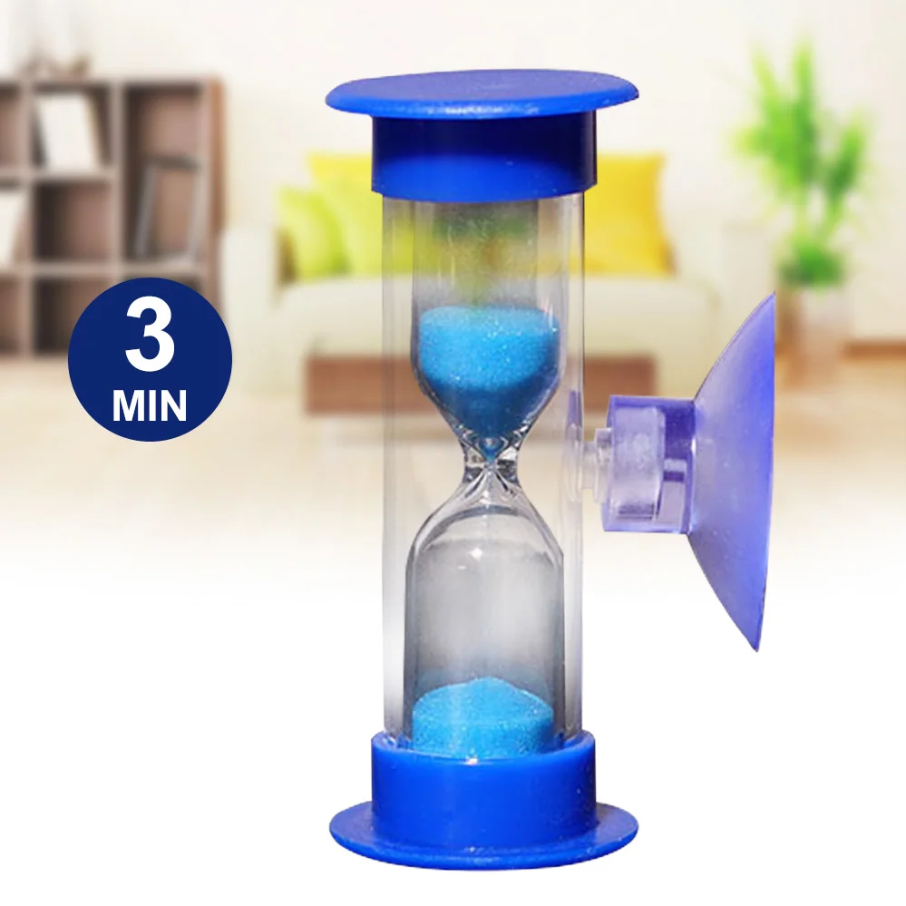 3 мин Мини Песочные часы для душа таймер/зубная Чистка таймер с присоской
