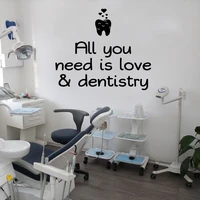new quote for dentists tooth wall vinyl sticker decal teeth dentist for dental clinic decoration removable a001836