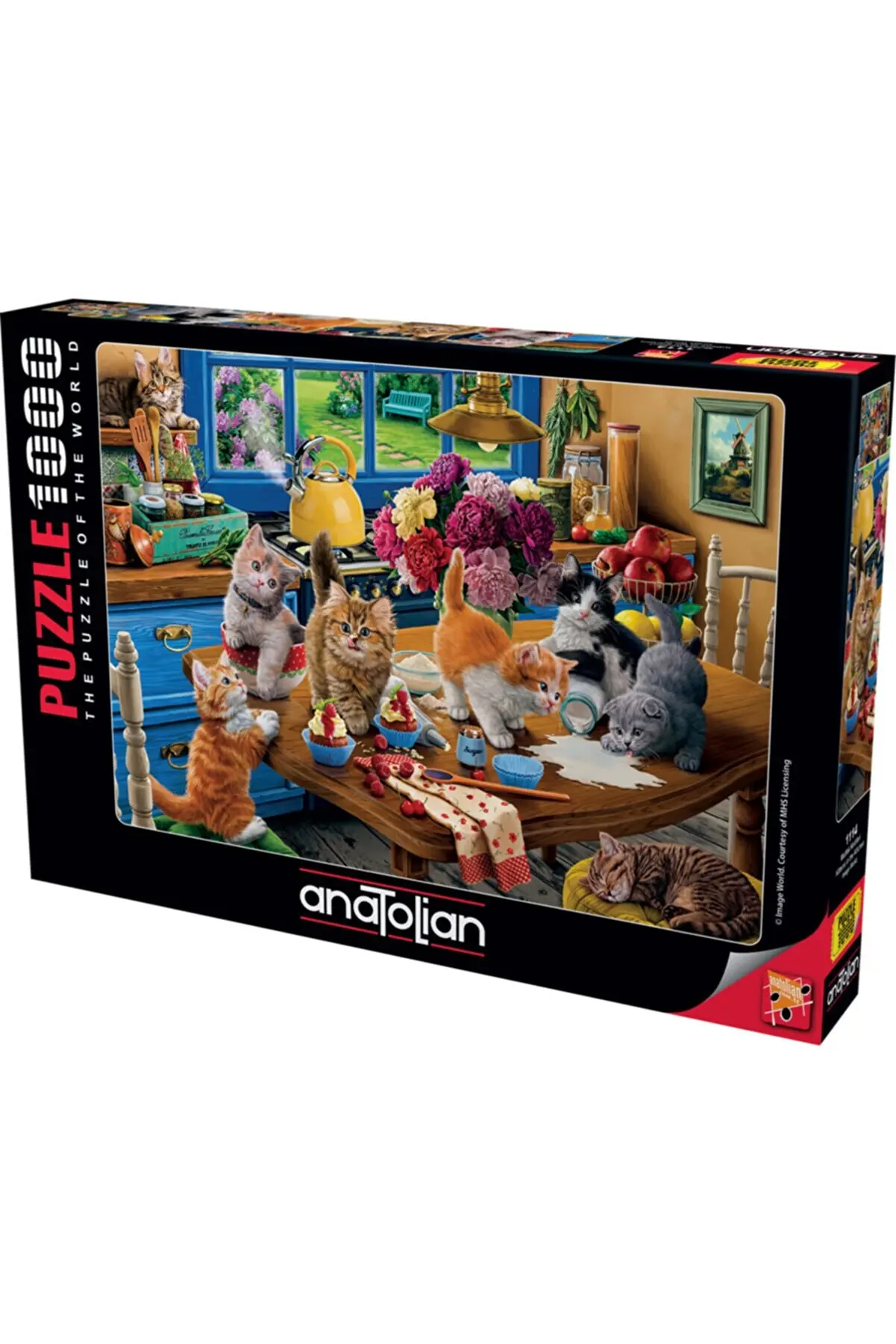 

Anatolian Puzzle Kitchen Cats/1000 Track Puzzle, Code: 1114 8698543111141 game hobby jigsaw
