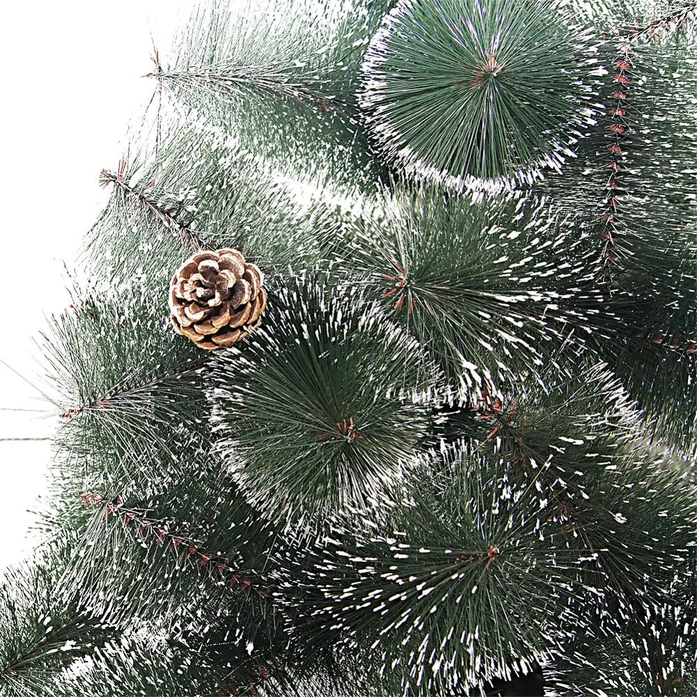 Елка искусственная Сосна пушистая с инеем и шишками сборная. Разные размеры | Дом